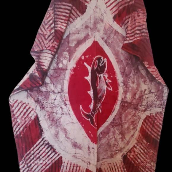 African Multicolored Boubou Dress Size standard - Picture 8 of 15